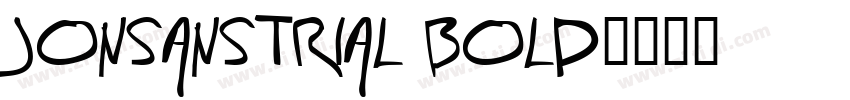 JonSansTrial Bold字体转换
